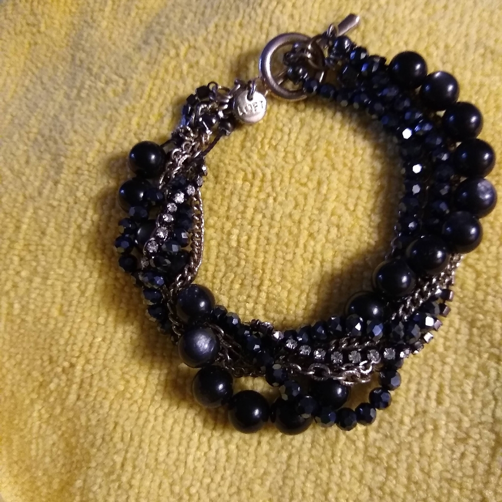 Ann Taylor Loft multi strand bracelet